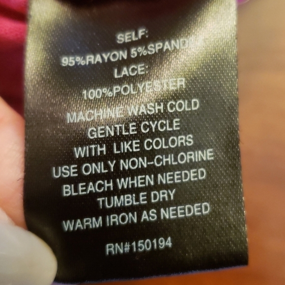 Signature Studio Halter Tank Top Hot Pink EUC M - Picture 10 of 12